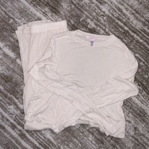 Victoria's Secret Cream Pajama Set